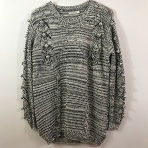LF Millau Oversized Sweater With Pom Poms Size S